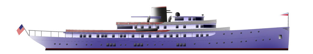 USS WILLIAMSBURG PRESIDENTIAL SUPERYACHT REFIT PROJECT HYDROGEN