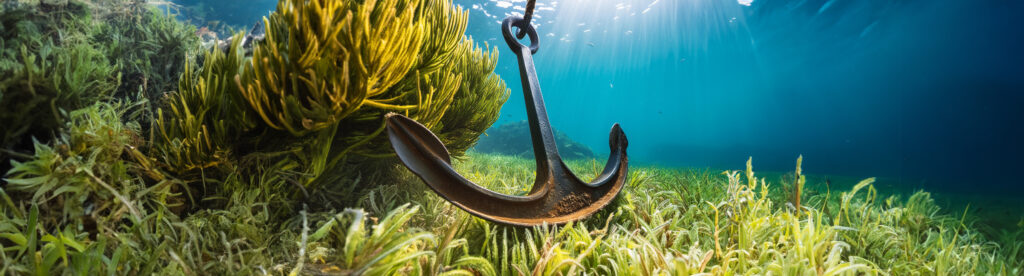 Anchor in Posidonia